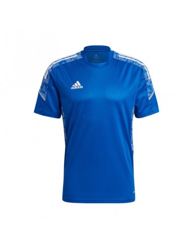 Adidas Condivo 21 Î‘Î¸Î»Î·Ï„Î¹ÎºÏŒ Î‘Î½Î´ÏÎ¹ÎºÏŒ T-shirt ÎœÏ€Î»Îµ Î¼Îµ Î›Î¿Î³ÏŒÏ„Ï…Ï€Î¿ GH7165